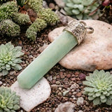 Amazonite Pencil Pendant by DiVine Healings