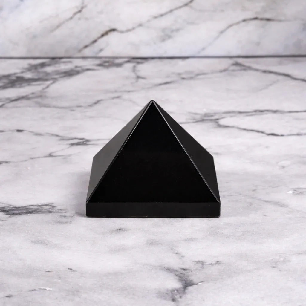 Black Obsidian Pyramid