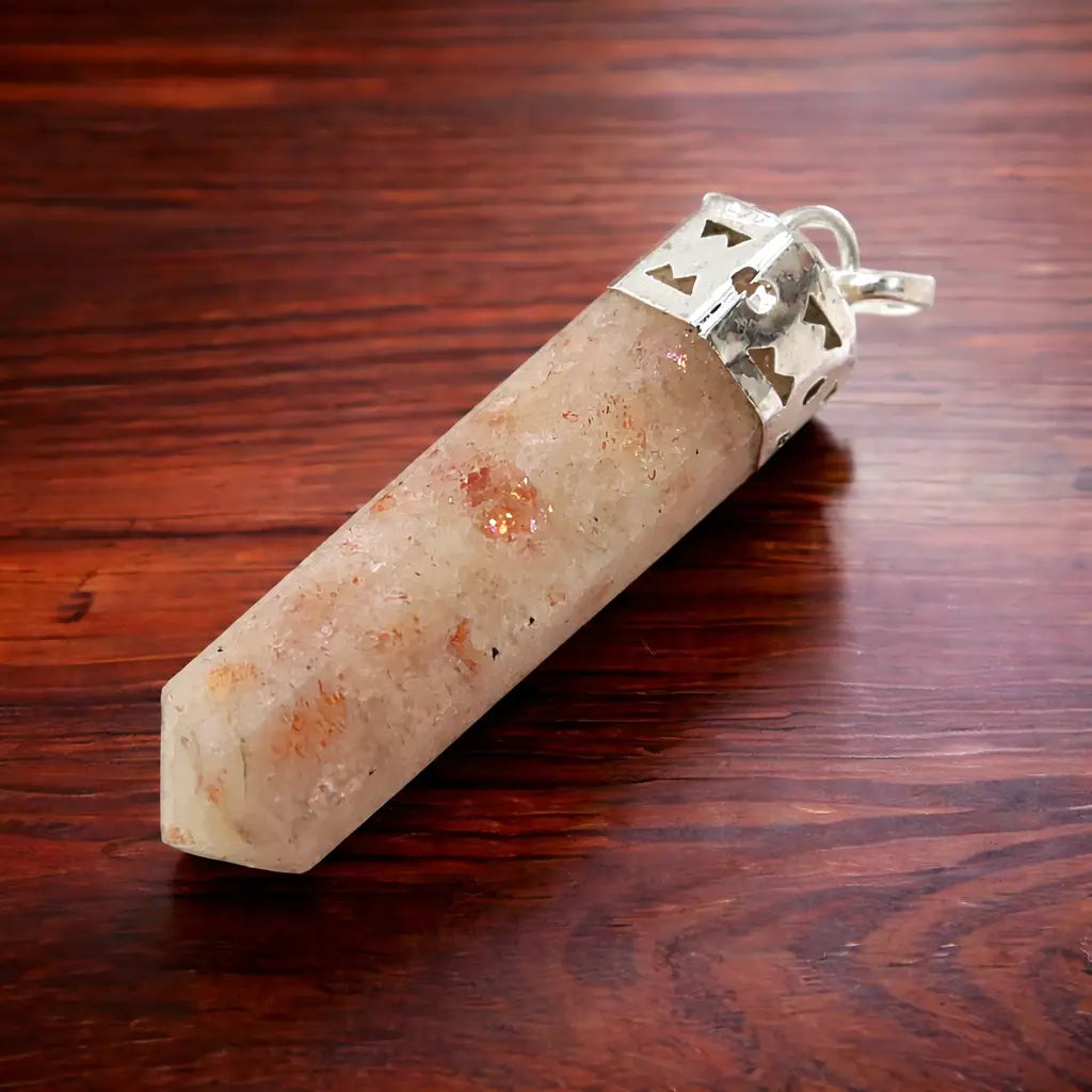 Sunstone Pencil Pendant