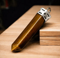 Tiger's Eye Pencil Pendant