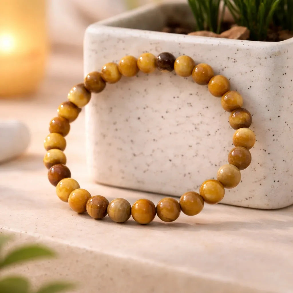 Yellow Cats Eye Bracelet