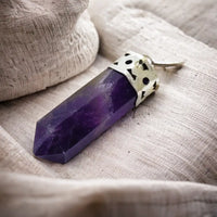 Amethyst Pencil Pendant by DiVine Healings