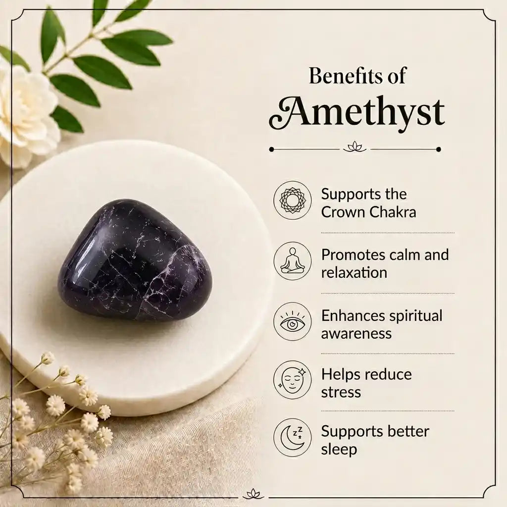 Amethyst Tumbled Stone