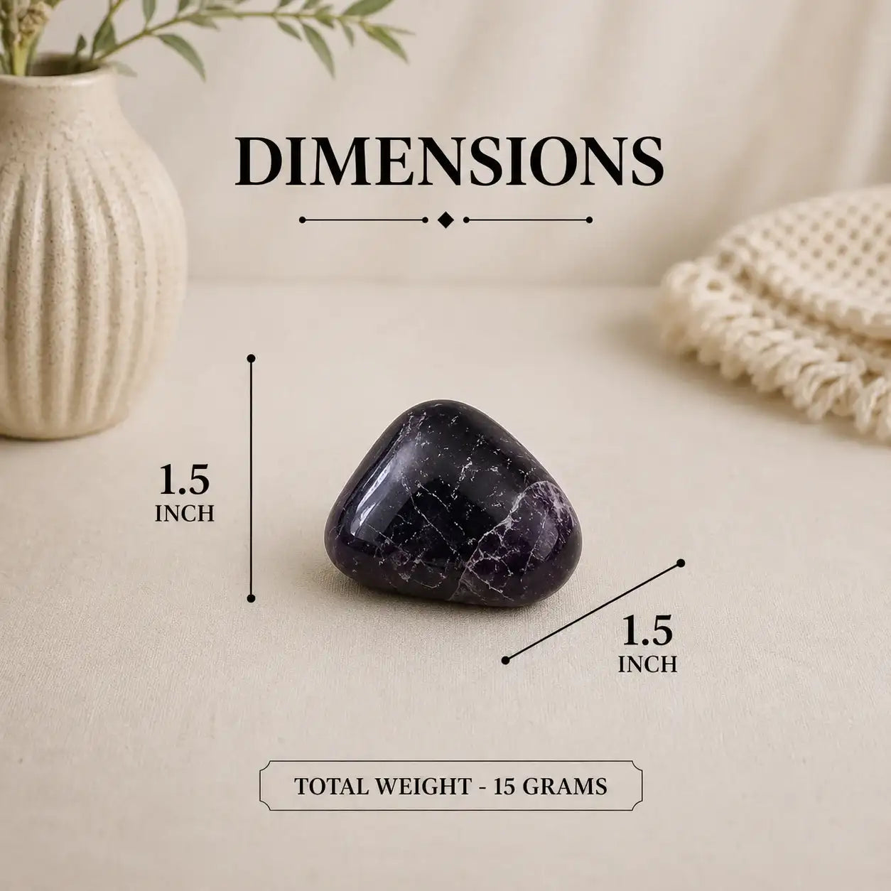 Amethyst Tumbled Stone