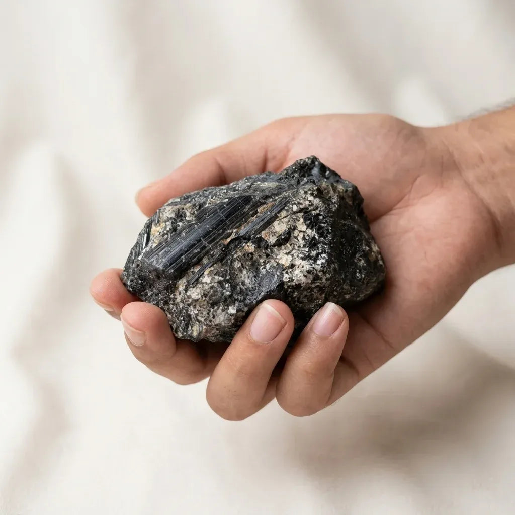 Black Tourmaline Raw Stone