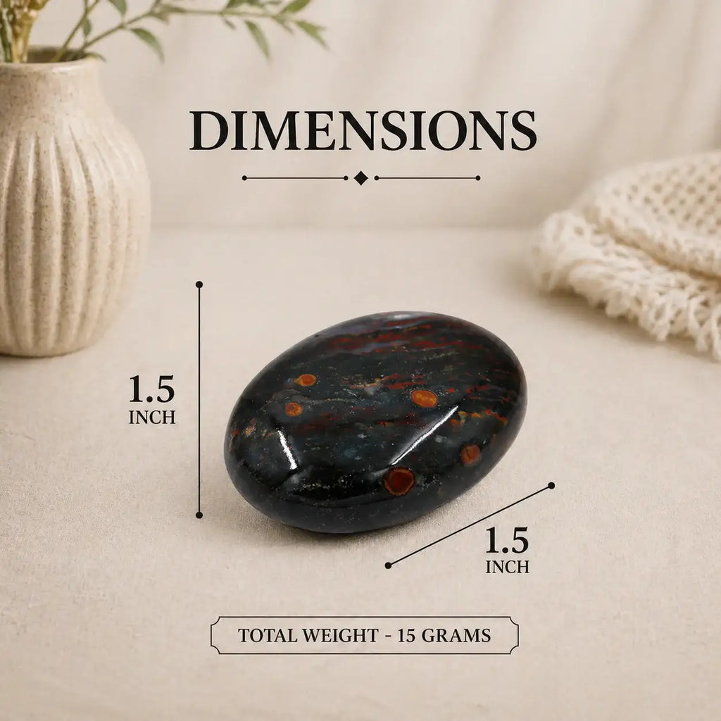 Bloodstone Tumbled Stone