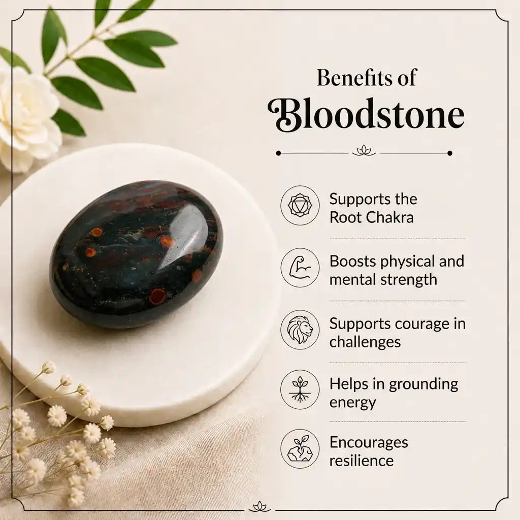 Bloodstone Tumbled Stone