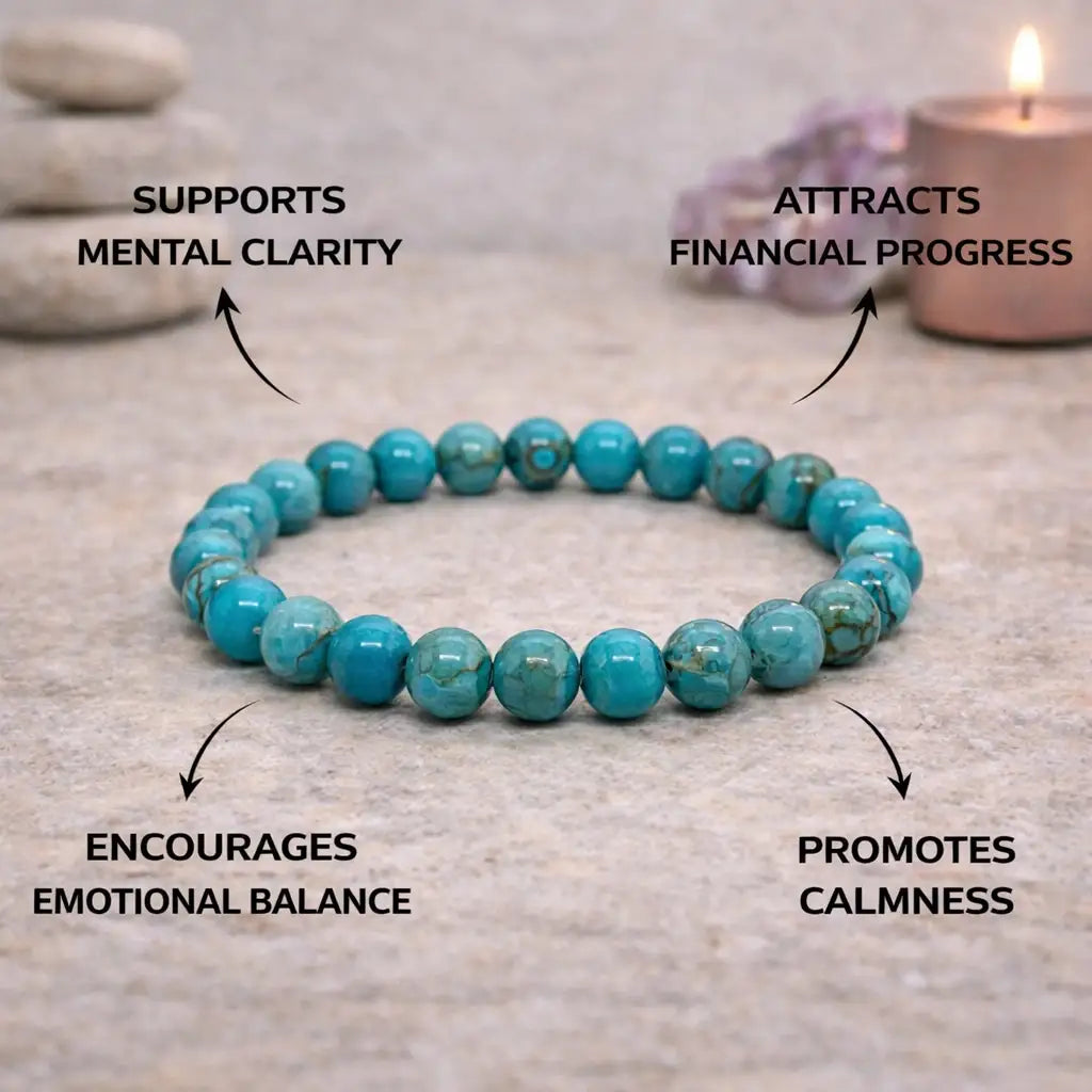 Blue Turquoise Bracelet
