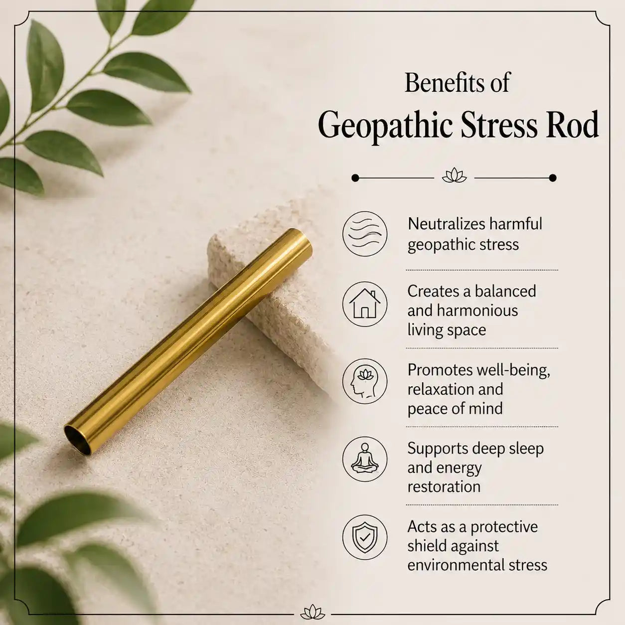 Geopathic Stress Neutralizer Rod