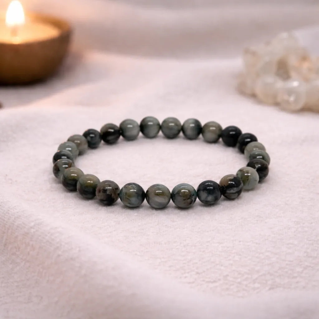Gray Cat's Eye Bracelet by DiVine Healings