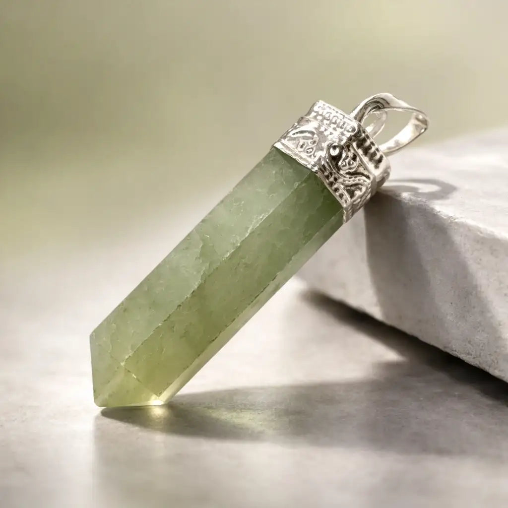 Green Aventurine Pencil Pendant by DiVine Healings