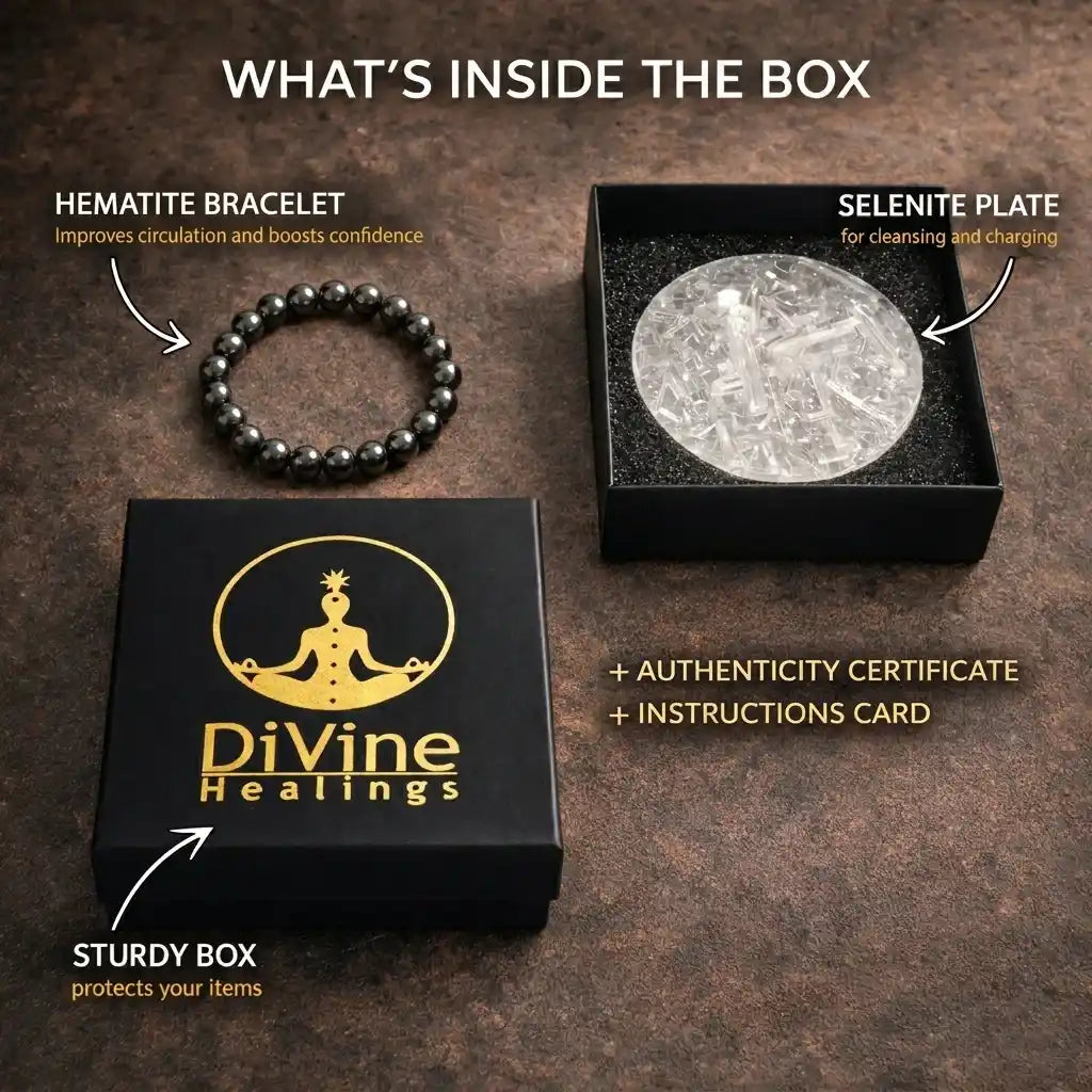Hematite Bracelet Packaging