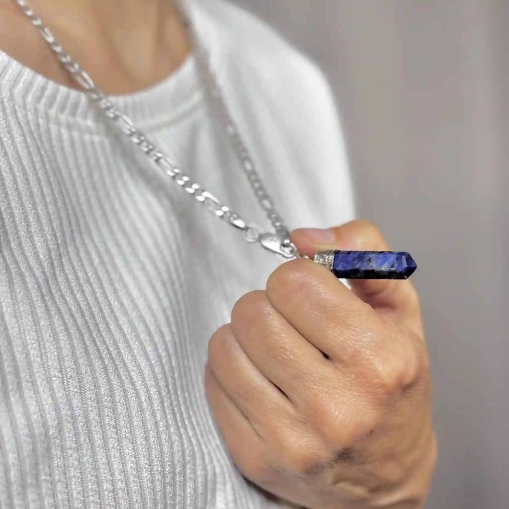 Lapis Lazuli Pencil Pendant
