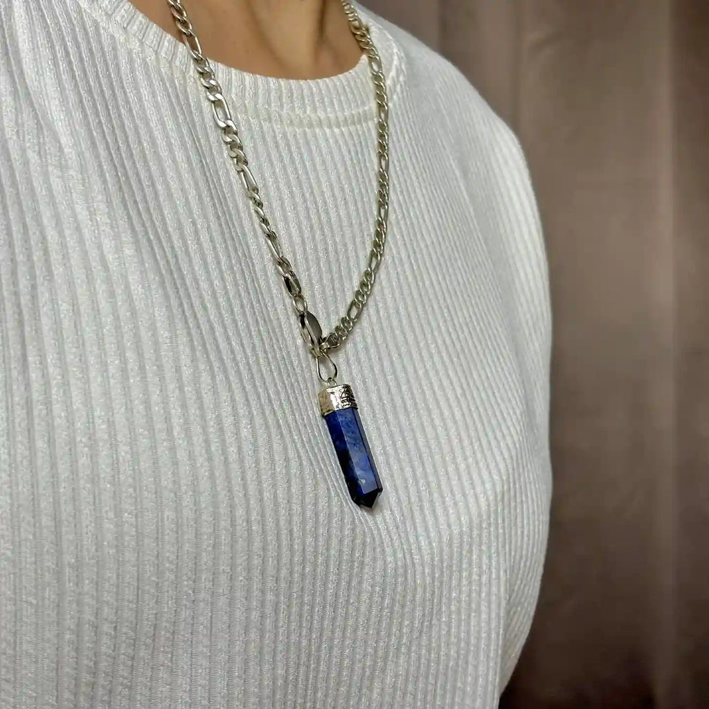 Lapis Lazuli Pencil Pendant