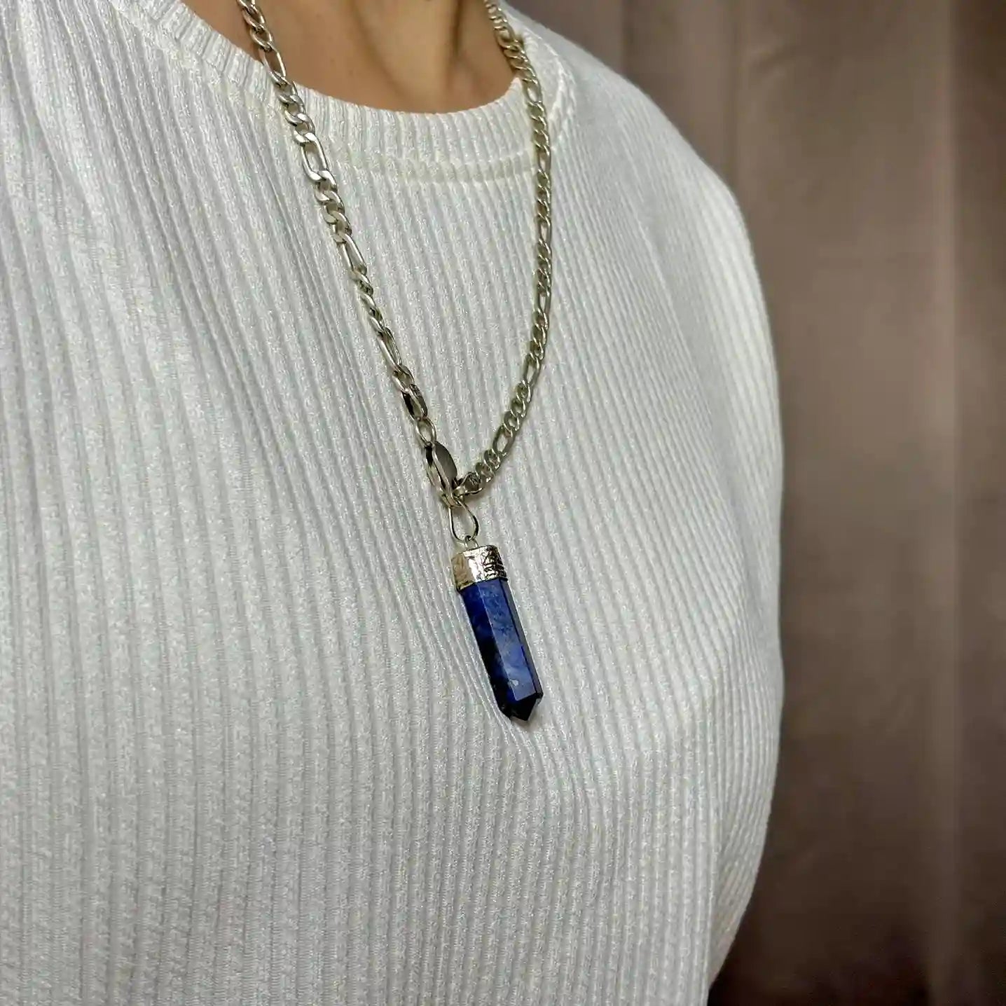 Lapis Lazuli Pencil Pendant