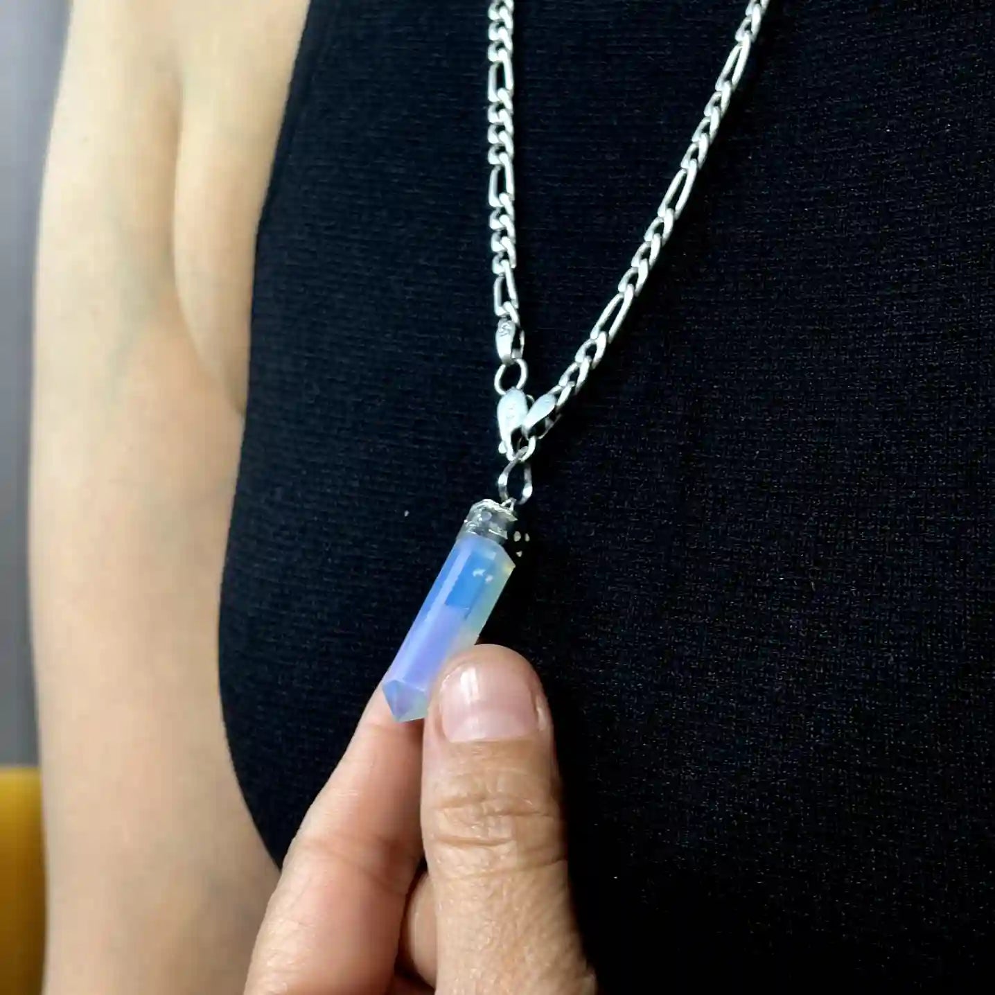 Opal Pencil Pendant