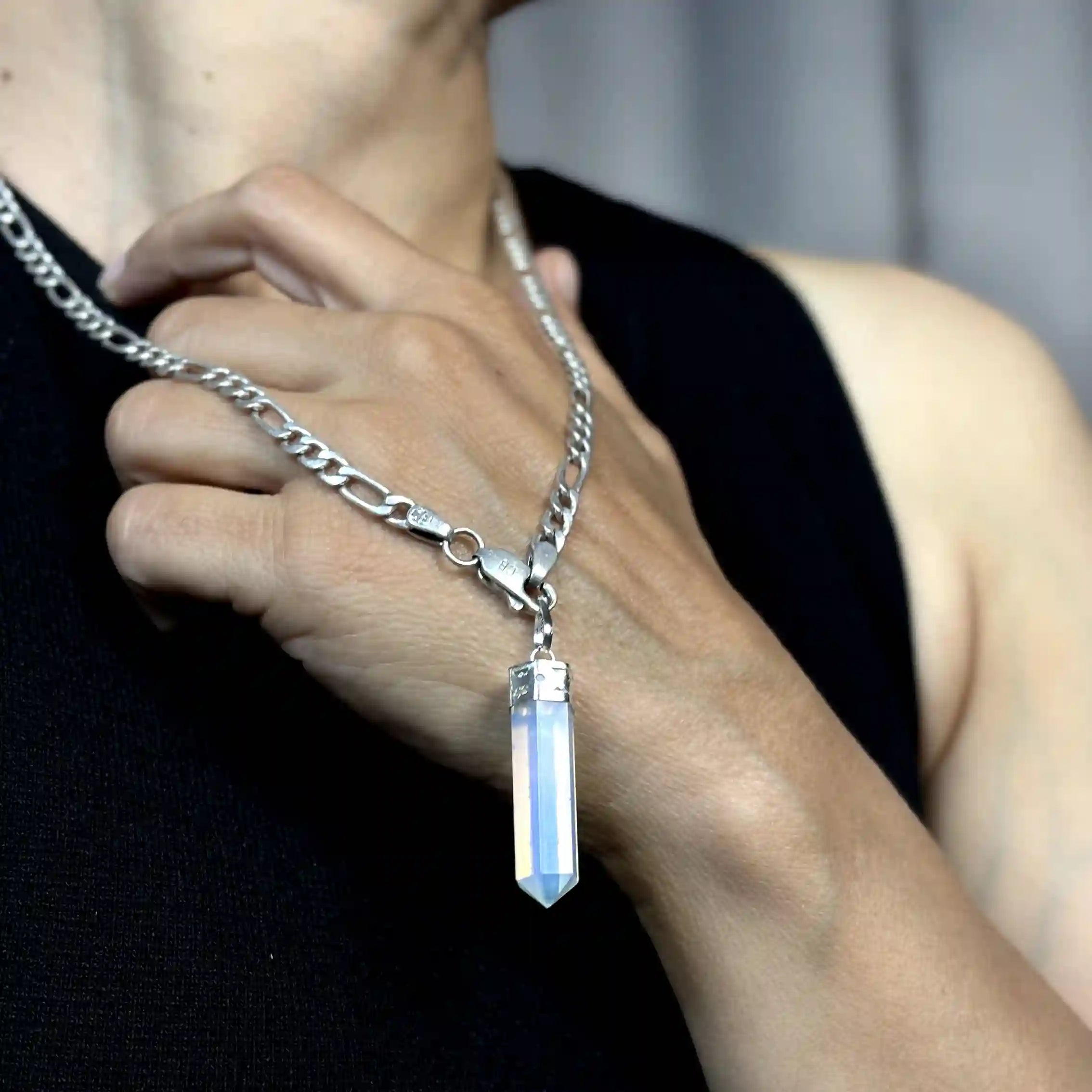 Opal Pencil Pendant
