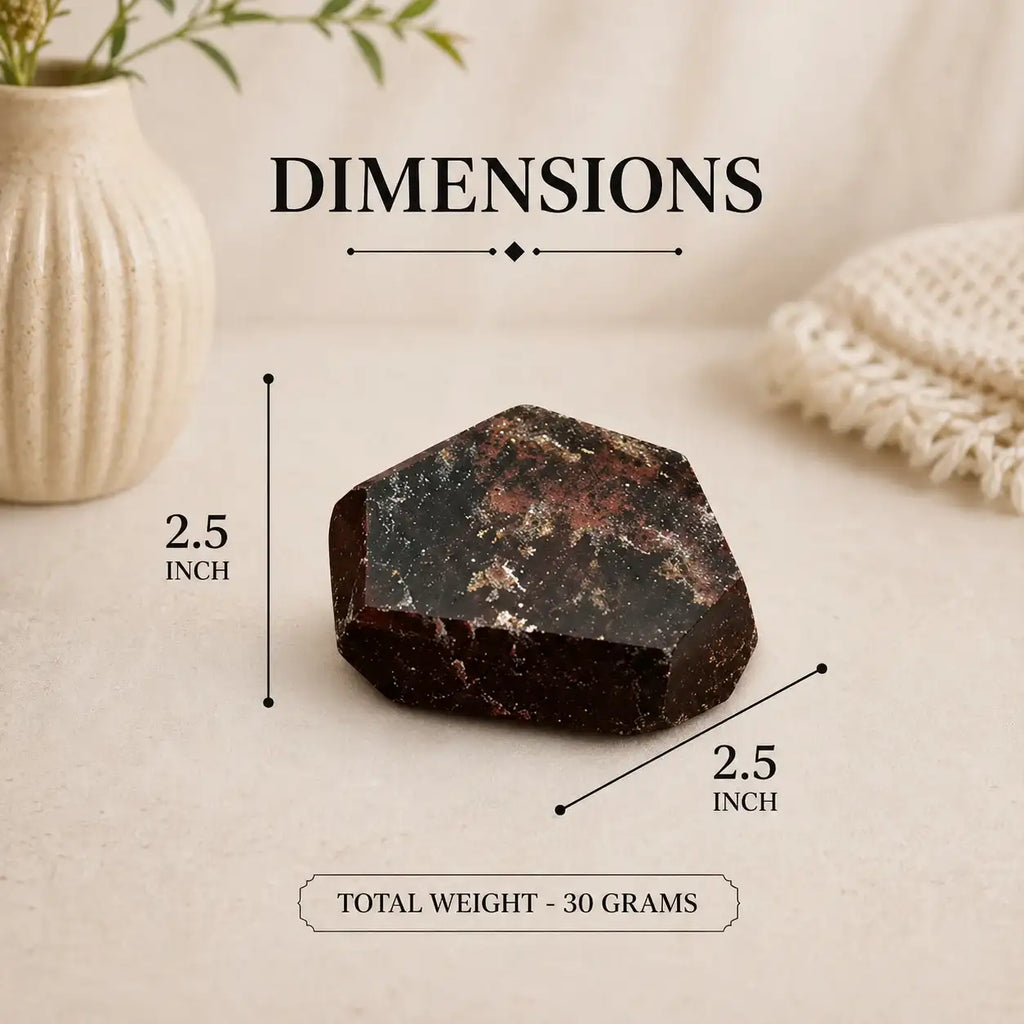 Red Garnet Tumbled Stone