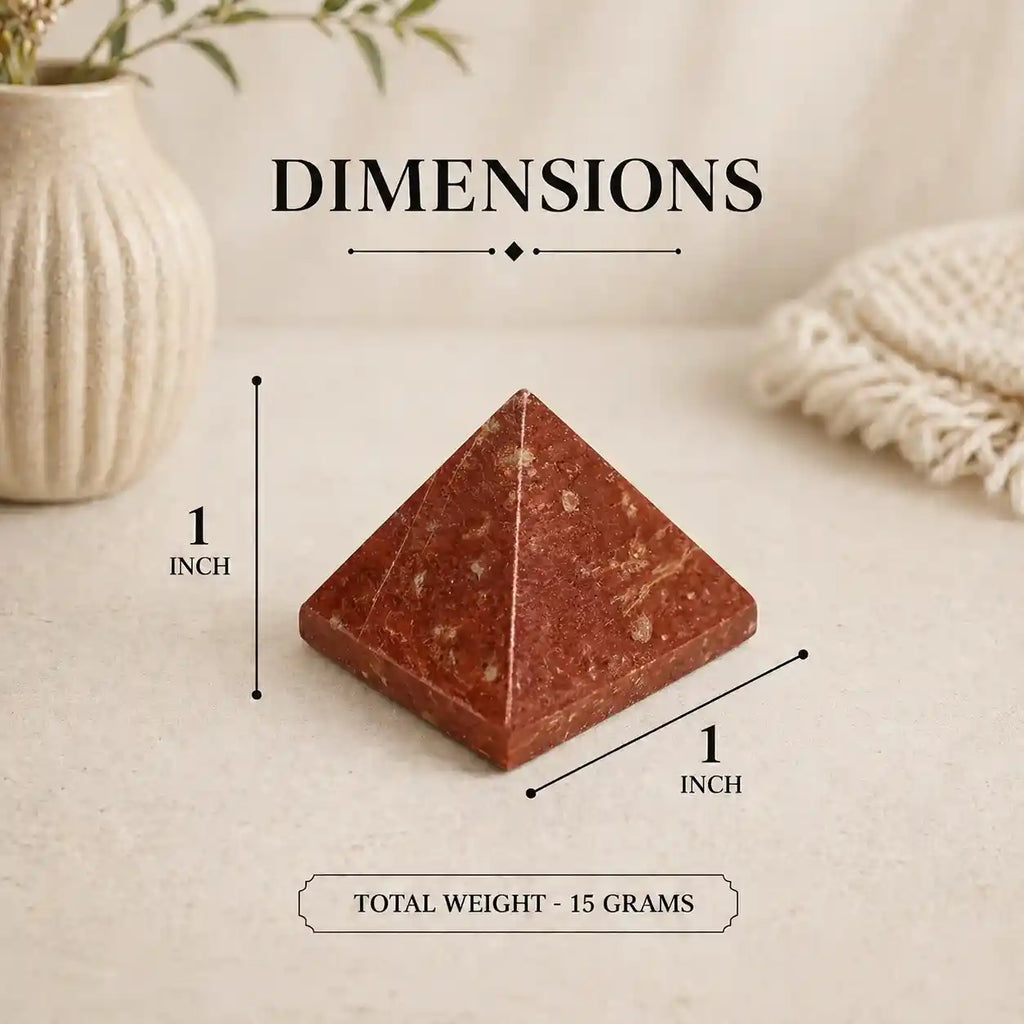 Red Jasper Pyramid