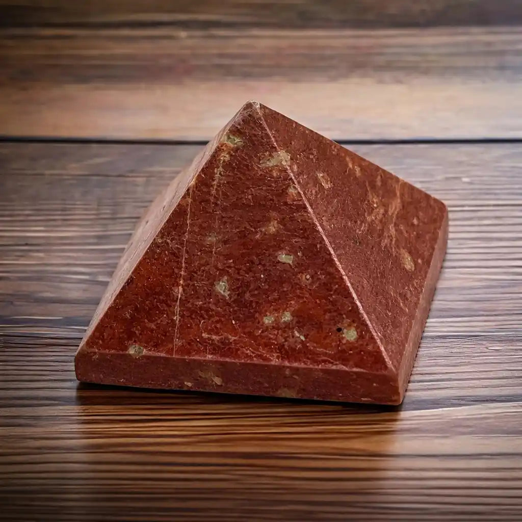 Red Jasper Pyramid