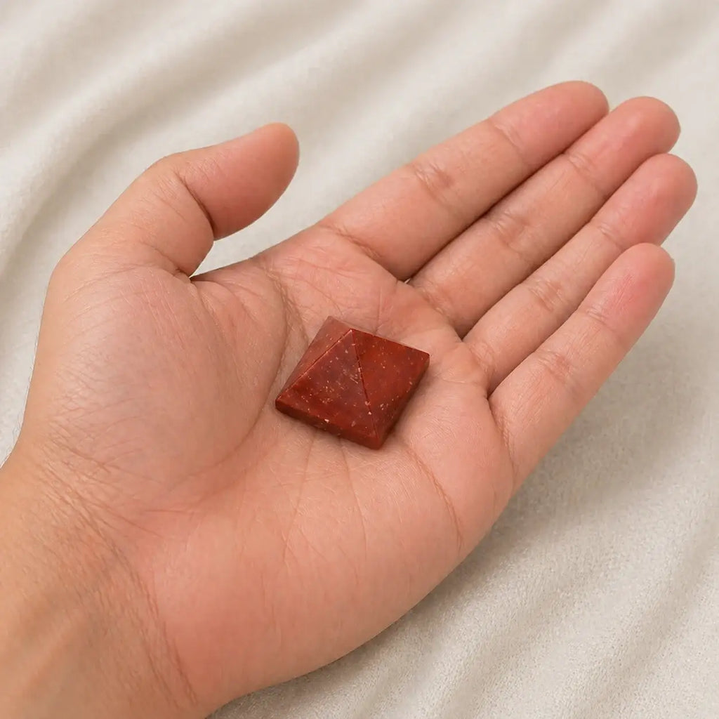 Red Jasper Pyramid