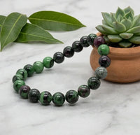 Ruby Zoisite Bracelet by DiVine Healings
