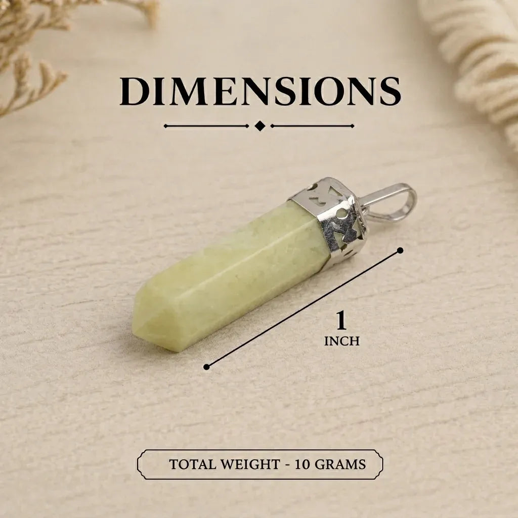 Serpentine Pencil Pendant