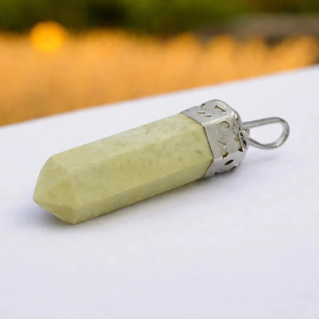 Serpentine Pencil Pendant by DiVine Healings