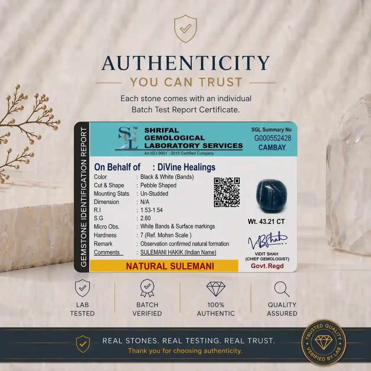 Sulemani Aqeeq Stone