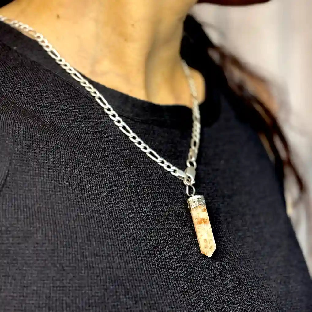 Sunstone Pencil Pendant