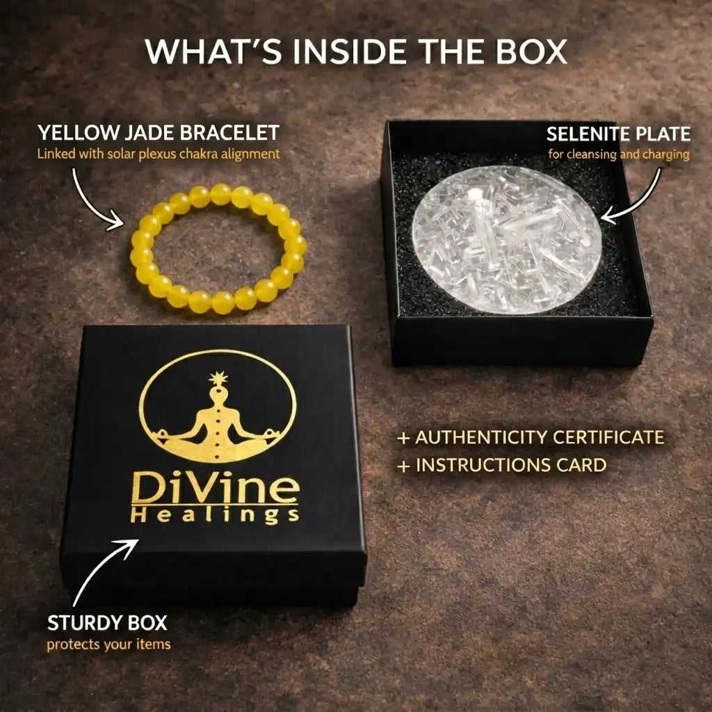 Yellow Jade Bracelet Packaging